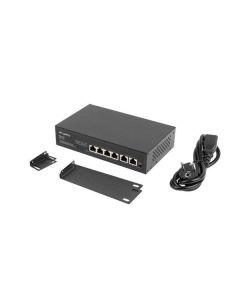 LANBERG SWITCH  4X 100MB POE+/2X 100MB UNMANAGED RACK 10"/19" FAST ETHERNET 60W
