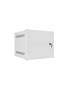 LANBERG RACKOVÁ SKŘÍŇ 10" NÁSTĚNNÁ 4U/280X310 PRO VLASTNÍ MONTÁŽ S KOVOVÝMI DVEŘMI ŠEDÁ  (PLOCHÉ BALENÍ)