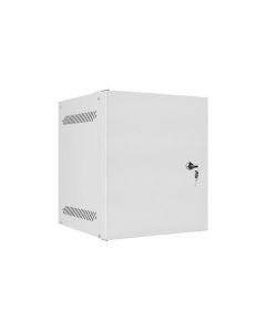 LANBERG RACKOVÁ SKŘÍŇ 10" PRO MONTÁŽ NA STĚNU 6U/280X310 PRO VLASTNÍ MONTÁŽ S KOVOVÝMI DVEŘMI ŠEDÁ  (PLOCHÉ BALENÍ)