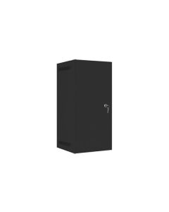 LANBERG RACKOVÁ SKŘÍŇ 10" NÁSTĚNNÁ 12U/280X310 PRO VLASTNÍ MONTÁŽ S KOVOVÝMI DVEŘMI ČERNÁ  (PLOCHÉ BALENÍ)