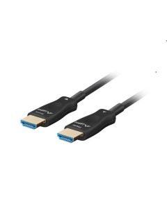 LANBERG KABEL HDMI M/M V2.1 40M OPTICKÝ ČERNÝ AOC 