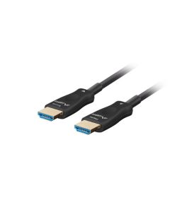 LANBERG KABEL HDMI M/M V2.1 50M OPTICKÝ ČERNÝ AOC 