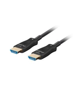 LANBERG KABEL HDMI M/M V2.1 100M OPTICKÝ ČERNÝ AOC 