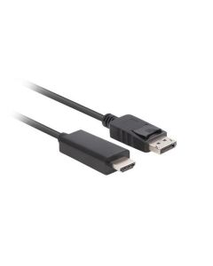 LANBERG DISPLAYPORT(M) V1.1 ->HDMI(M) KABEL 1,8M ČERNÝ 