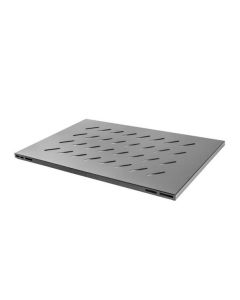 LANBERG 19" PEVNÁ POLICE PRO OTEVŘENÝ RACK 800MM 1U/480,5X580MM MAX. NOSNOST DO 120KG ČERNÁ 