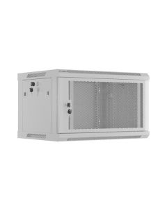 LANBERG 19" RACKOVÁ SKŘÍŇ PRO MONTÁŽ NA STĚNU 6U/600X450 S PERFOROVANÝMI DVEŘMI ŠEDÁ  (PLOCHÉ BALENÍ)