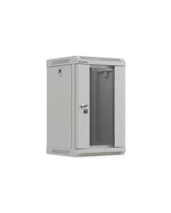 LANBERG RACKOVÁ SKŘÍŇ 10" PRO MONTÁŽ NA STĚNU 9U/300X300 (PLOCHÉ BALENÍ) S PROSKLENÝMI DVEŘMI ŠEDÁ 