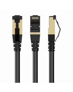 GEMBIRD Patch kabel S/FTP Cat. 8 LSZH patch cord, černý, 7,5 m