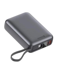 SWISSTEN POWER BANK 20000 mAh 45W S INTEGROVANÝM KABELEM USB-C VESMÍRNĚ STŘÍBRNÁ 