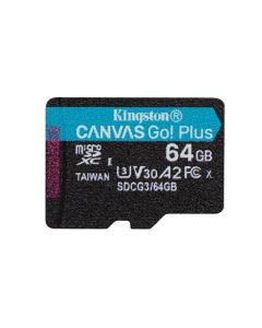 KINGSTON 64GB microSDXC Canvas Go Plus Gen4 200MB/s A2 U3 V30 Card bez adapteru