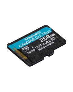 KINGSTON 256GB microSDXC Canvas Go Plus Gen4 200MB/s A2 U3 V30 Card bez adaptéru