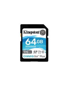 KINGSTON 64GB SDXC Canvas Go Plus Gen4 200MB/s C10 UHS-I U3 V30