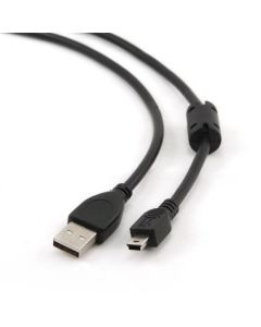GEMBIRD Kabel USB A-MINI 5PM 2.0 1,8m HQ s ferritovým jádrem