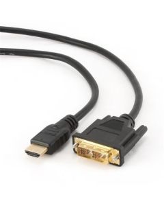 GEMBIRD Kabel HDMI-DVI 1,8m, 1.3, M/M stíněný, zlacené kontakty