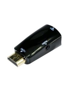 GEMBIRD redukce HDMI na VGA + Audio, M/F, černá
