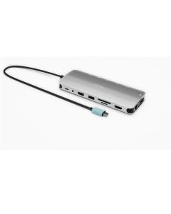 i-tec USB-C Metal Nano 3x Display Dock, 2x HDMI 1x USB-C video, PD 140W + i-tec Universal Charger 140 W