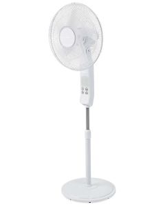 NEDIS Wi-Fi chytrý ventilátor/ stojanový/ velikost 40 cm/ výkon 60 W/ funkce osclilace/ Android/iOS/ bílý