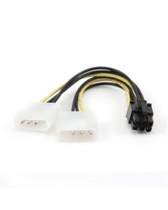 GEMBIRD Kabel redukce - rozdvojka napájení 1x 5,25" na PCIe (6pin)