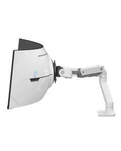 ERGOTRON HX Desk Monitor Arm with VHD Pivot, stolní rameno pro hluboce zakřivené monitory (1000R), bílé