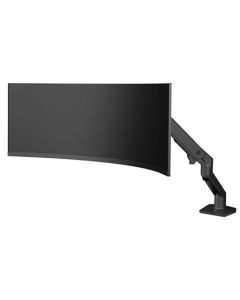 ERGOTRON HX Desk Monitor Arm with VHD Pivot, stolní rameno pro hluboce zakřivené monitory (1000R), černá