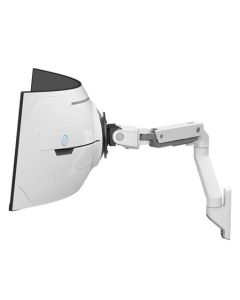 ERGOTRON HX Wall Monitor Arm with VHD Pivot, nástěnné rameno pro hluboce zakřivené monitory (1000R), bílá
