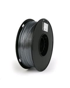GEMBIRD, Tisková struna (filament) PLA PLUS, 1,75mm, 1kg, stříbrná