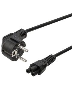 PremiumCord Kabel síťový 230V k notebooku 2m, trojlístek "Mickey Mouse"