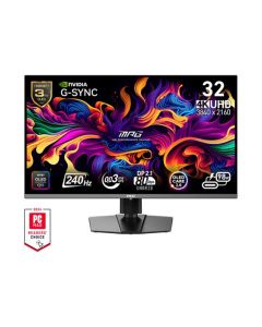 MSI MPG 322URX QD-OLED gaming monitor 31,5" QD-OLED/UHD/240Hz/0,03ms/2xHDMI/DP/USB-A,B,C/Výšk.nast./Pivot/černá