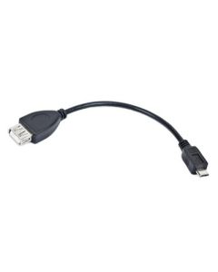 GEMBIRD Kabel USB AF/micro USB, OTG, 15cm, pro tablety a smartphone