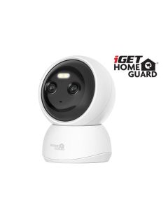 iGET HOMEGUARD HGWIP222 - Dual lens IP kamera, 2K rozlišení, 2x optika, se zvukem a nočním viděním