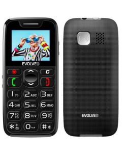 EVOLVEO EasyPhone, mobilní telefon pro seniory s nabíjecím stojánkem, černá