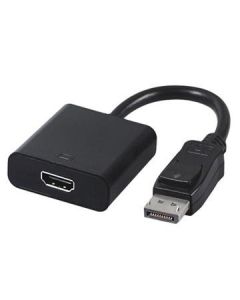 GEMBIRD Kabelová redukce Displayport na HDMI, M/F, černá