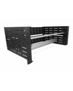 Delock 19” konzole na DIN lištu, 4U, černá