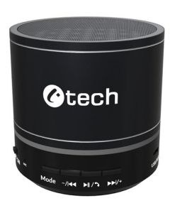 C-TECH reproduktor SPK-08B, bluetooth, baterie, USB-C, černý