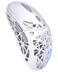 Endorfy LIV Wireless Myš, herní, bezdrátová, optická, až 12000DPI, senzor PAW3311, 6 tlačítek, Kailh GM 4.0, ARGB pods.,bílá