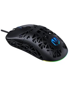 Endorfy LIV Myš, herní, drátová, optická, až 12000DPI, senzor PAW3311, 6 tlačítek, Kailh GM 4.0, ARGB podsvícení, černá