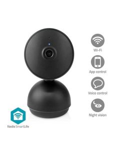 Nedis WIFICI22CBK - SmartLife Vnitřní Kamera| Wi-Fi | Full HD 1080p | Onvif | Se snímačem pohybu | Noční vidění