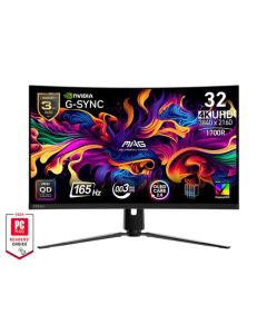 MSI MAG 321CUP QD-OLED Gaming monitor 31,5" QD-OLED zakřivený/UHD/165Hz/0,03ms/2xHDMI/DP/USB-C/výšk.nast./černá