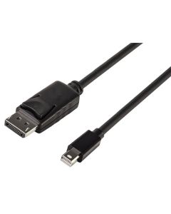 PremiumCord Mini DisplayPort - DisplayPort 1.2 přípojný kabel M/M 2m
