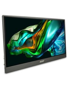 Acer LCD PM161QB1bmiuux 15,6" IPS LED, 1920x1080, 1xHDMI + 2xType-C + Audio Out, repro 1Wx2, VESA 75x75, Black