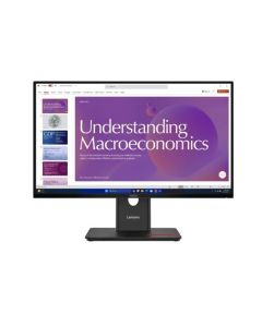 Lenovo LCD T24d-40 23,8"FHD IPS/6ms/250nits/1500:1/Repro/HDMI/2xDP/3xUSB-C/3xUSB/RJ45/Pivot/VESA/černá