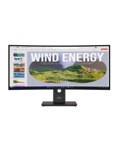 Lenovo LCD T34wd-40 34" 3440x1440 VA/6ms/300 cd/m2/3000:1/Repro/HDMI/DP/3xUSB-C/3XUSB/RJ45/VESA/černá