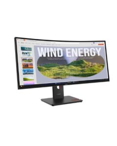 Lenovo LCD T34wd-40 + MC60 34" zakřivená/3440x1440/6ms/300cd/m2/3000:1/Repro/HDMI/DP/3xUSB-A/3xUSB-C/RJ45