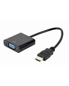 GEMBIRD kabelový adaptér HDMI na VGA M/F, černá