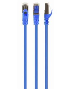 GEMBIRD Patch kabel S/FTP Cat. 6A LSZH, 0,5 m, modrý