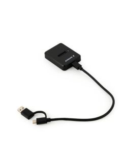 Gembird Desktopová dokovací stanice pro M.2 SATA a NVME SSD disky s USB Type-C, černá