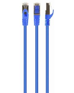 GEMBIRD Patch kabel S/FTP Cat. 6A LSZH, modrý, 1 m