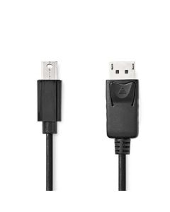 Nedis CCGL37400BK20 - Mini DisplayPort - DisplayPort 1.2 | Mini DisplayPort Zástrčka - DisplayPort Zástrčka | 2 m