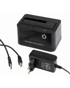 Gembird USB dokovací stanice pro 2,5" a 3,5" pevné disky SATA