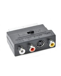 Gembird Obousměrný adaptér SCART/RCA/S-VIDEO